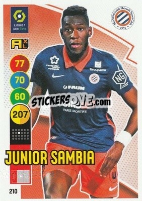 Sticker Junior Sambia - FOOT 2021-2022. Adrenalyn XL - Panini