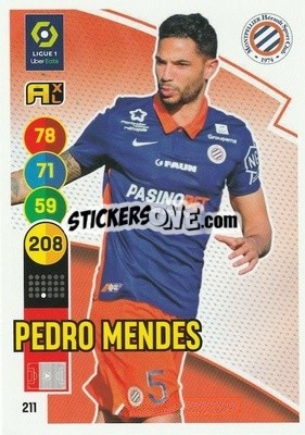 Sticker Pedro Mendes - FOOT 2021-2022. Adrenalyn XL n. 211 - Panini