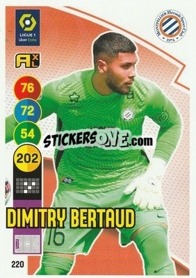 Sticker Dimitry Bertaud - FOOT 2021-2022. Adrenalyn XL n. 220 - Panini
