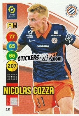 Sticker Nicolas Cozza - FOOT 2021-2022. Adrenalyn XL n. 221 - Panini