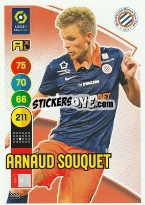 Sticker Arnaud Souquet - FOOT 2021-2022. Adrenalyn XL - Panini