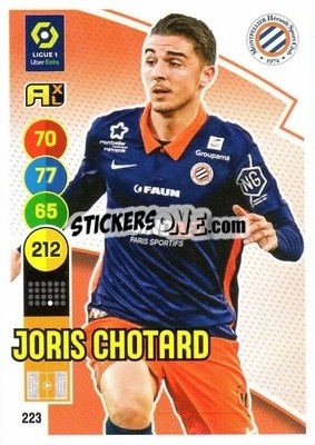 Sticker Joris Chotard - FOOT 2021-2022. Adrenalyn XL n. 223 - Panini