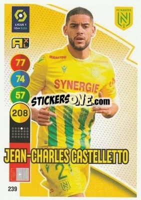 Sticker Jean-Charles Castelletto - FOOT 2021-2022. Adrenalyn XL - Panini