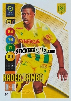 Sticker Kader Bamba - FOOT 2021-2022. Adrenalyn XL n. 241 - Panini
