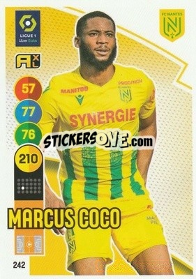 Sticker Marcus Coco - FOOT 2021-2022. Adrenalyn XL n. 242 - Panini