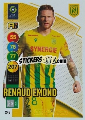 Sticker Renaud Emond - FOOT 2021-2022. Adrenalyn XL n. 243 - Panini