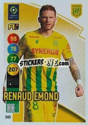 Figurina Renaud Emond - FOOT 2021-2022. Adrenalyn XL - Panini