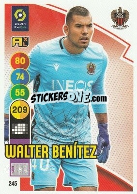 Sticker Walter Benítez - FOOT 2021-2022. Adrenalyn XL n. 245 - Panini