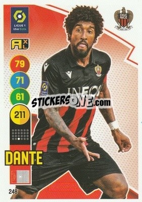 Sticker Dante - FOOT 2021-2022. Adrenalyn XL - Panini