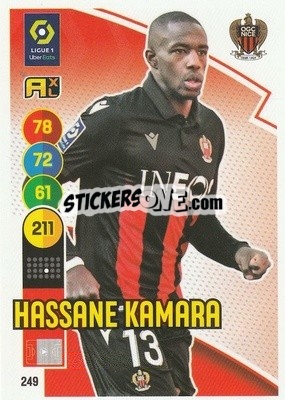 Sticker Hassane Kamara - FOOT 2021-2022. Adrenalyn XL n. 249 - Panini