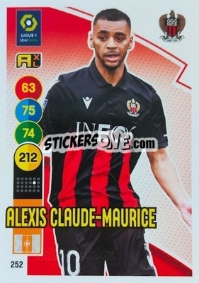 Sticker Alexis Claude-Maurice - FOOT 2021-2022. Adrenalyn XL - Panini