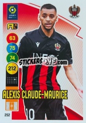 Sticker Alexis Claude-Maurice - FOOT 2021-2022. Adrenalyn XL n. 252 - Panini