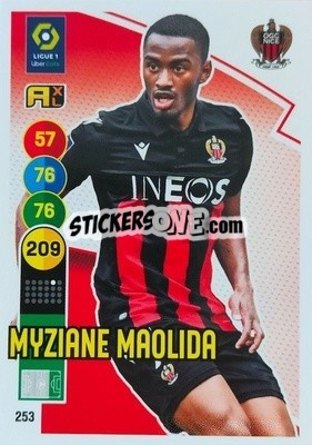 Sticker Myziane Maolida - FOOT 2021-2022. Adrenalyn XL n. 253 - Panini