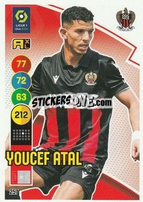 Sticker Youcef Atal - FOOT 2021-2022. Adrenalyn XL n. 257 - Panini