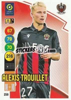 Sticker Alexis Trouillet - FOOT 2021-2022. Adrenalyn XL - Panini