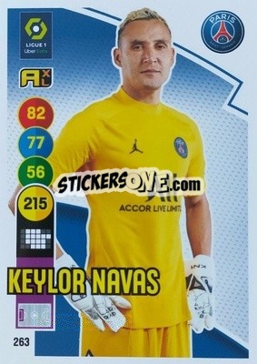 Sticker Keylor Navas - FOOT 2021-2022. Adrenalyn XL n. 263 - Panini