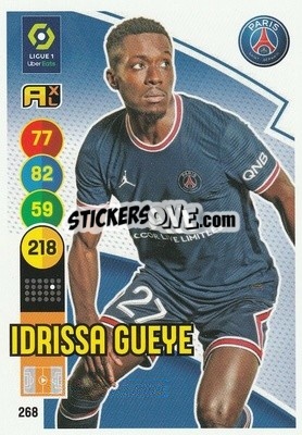 Sticker Idrissa Gueye - FOOT 2021-2022. Adrenalyn XL n. 268 - Panini
