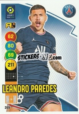 Cromo Leandro Paredes - FOOT 2021-2022. Adrenalyn XL - Panini