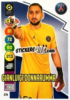 Sticker Gianluigi Donnarumma - FOOT 2021-2022. Adrenalyn XL - Panini