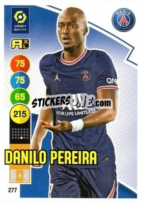 Sticker Danilo Pereira - FOOT 2021-2022. Adrenalyn XL n. 277 - Panini