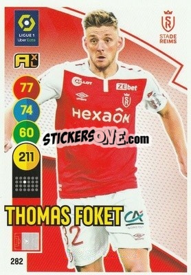 Sticker Thomas Foket - FOOT 2021-2022. Adrenalyn XL n. 282 - Panini
