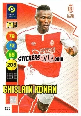 Sticker Ghislain Konan - FOOT 2021-2022. Adrenalyn XL n. 285 - Panini