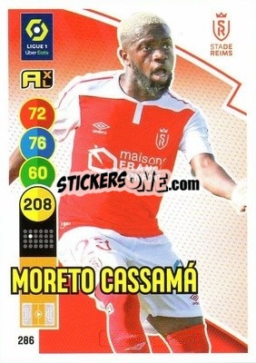 Sticker Moreto Cassamá - FOOT 2021-2022. Adrenalyn XL n. 286 - Panini