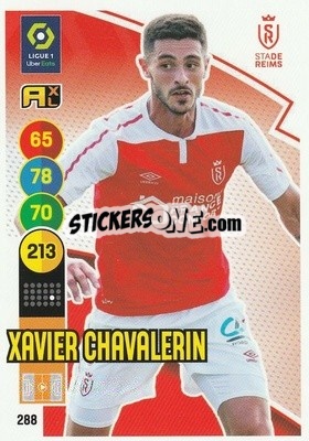 Sticker Xavier Chavalerin - FOOT 2021-2022. Adrenalyn XL n. 288 - Panini