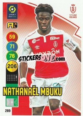 Sticker Nathanael Mbuku - FOOT 2021-2022. Adrenalyn XL n. 289 - Panini