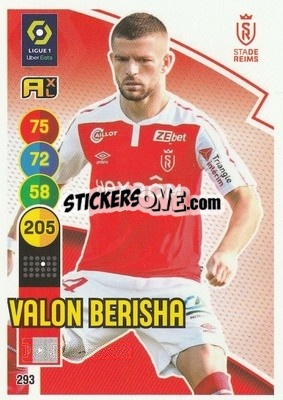 Sticker Valon Berisha - FOOT 2021-2022. Adrenalyn XL n. 293 - Panini