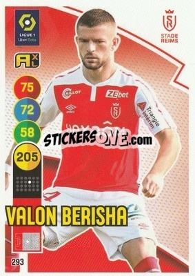 Cromo Valon Berisha - FOOT 2021-2022. Adrenalyn XL - Panini