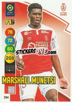 Sticker Marshall Munetsi - FOOT 2021-2022. Adrenalyn XL n. 294 - Panini