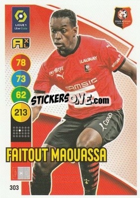 Sticker Faitout Maouassa - FOOT 2021-2022. Adrenalyn XL n. 303 - Panini