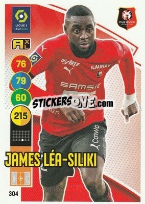 Sticker James Léa-Siliki - FOOT 2021-2022. Adrenalyn XL n. 304 - Panini