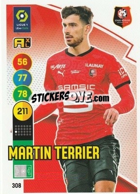 Sticker Martin Terrier - FOOT 2021-2022. Adrenalyn XL - Panini