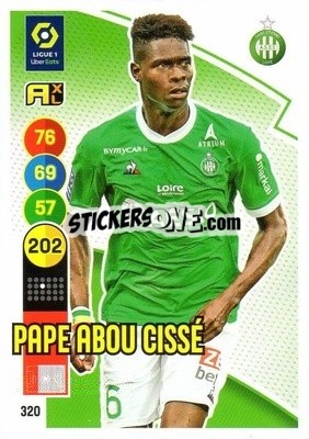 Sticker Papa Abou Cissé - FOOT 2021-2022. Adrenalyn XL n. 320 - Panini