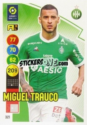 Figurina Miguel Trauco - FOOT 2021-2022. Adrenalyn XL - Panini