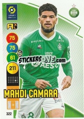 Sticker Mahdi Camara - FOOT 2021-2022. Adrenalyn XL - Panini