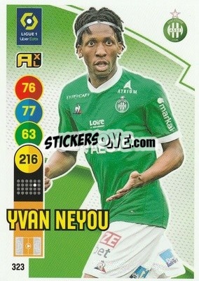 Cromo Yvan Neyou - FOOT 2021-2022. Adrenalyn XL n. 323 - Panini