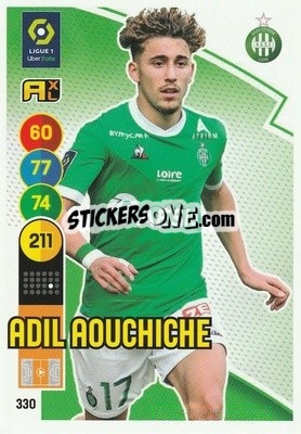 Figurina Adil Aouchiche - FOOT 2021-2022. Adrenalyn XL - Panini