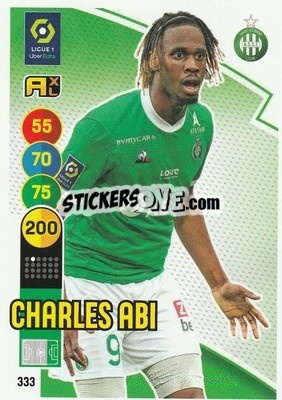 Sticker Charles Abi - FOOT 2021-2022. Adrenalyn XL n. 333 - Panini