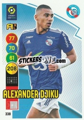 Sticker Alexander Djiku - FOOT 2021-2022. Adrenalyn XL n. 338 - Panini