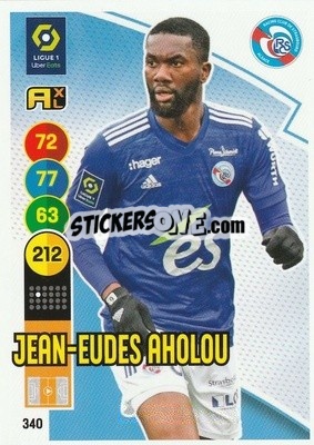 Sticker Jean-Eudes Aholou - FOOT 2021-2022. Adrenalyn XL n. 340 - Panini