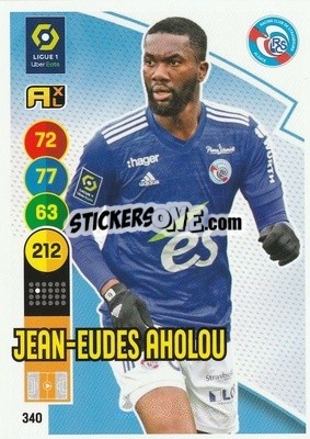 Cromo Jean-Eudes Aholou - FOOT 2021-2022. Adrenalyn XL - Panini