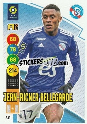 Sticker Jean-Ricner Bellegarde - FOOT 2021-2022. Adrenalyn XL - Panini