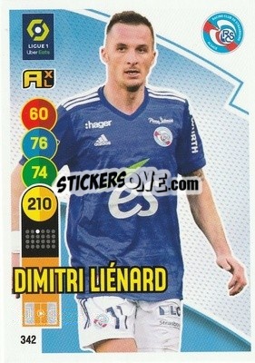 Sticker Dimitri Liénard - FOOT 2021-2022. Adrenalyn XL n. 342 - Panini