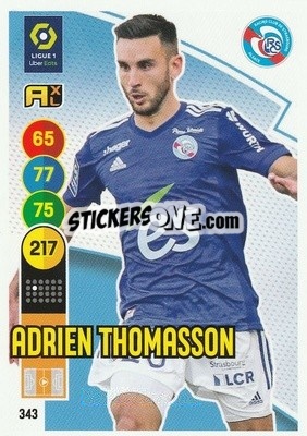 Sticker Adrien Thomasson - FOOT 2021-2022. Adrenalyn XL - Panini