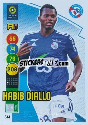 Sticker Habib Diallo - FOOT 2021-2022. Adrenalyn XL - Panini