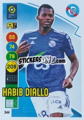Sticker Habib Diallo - FOOT 2021-2022. Adrenalyn XL n. 344 - Panini