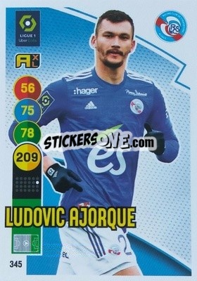 Sticker Ludovic Ajorque - FOOT 2021-2022. Adrenalyn XL - Panini